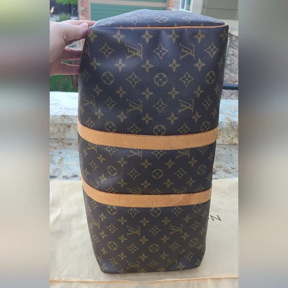 Vintage Louis Vuitton Monogram Brown Keepall 45 Bag - Picture 9 of 17